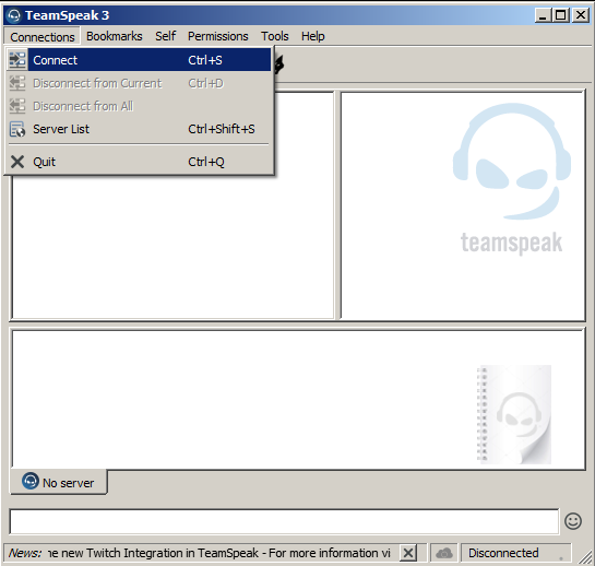 TS3 menu